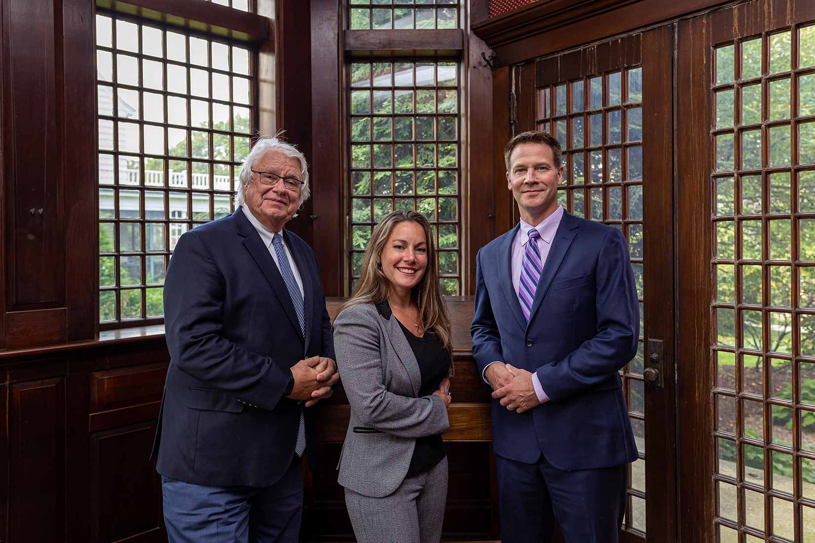 Stephen, Elana and Adam in office